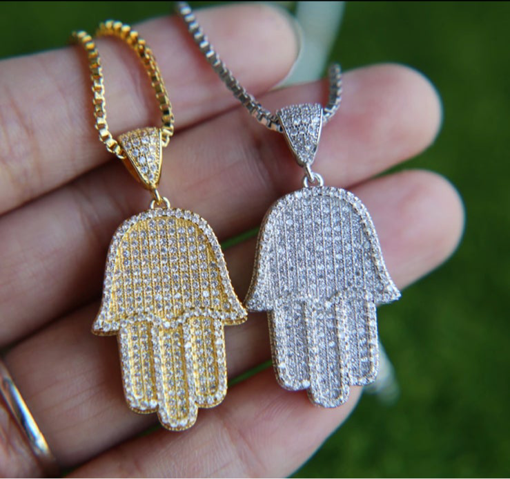 “Hasma Crystal Hand ” Pendant