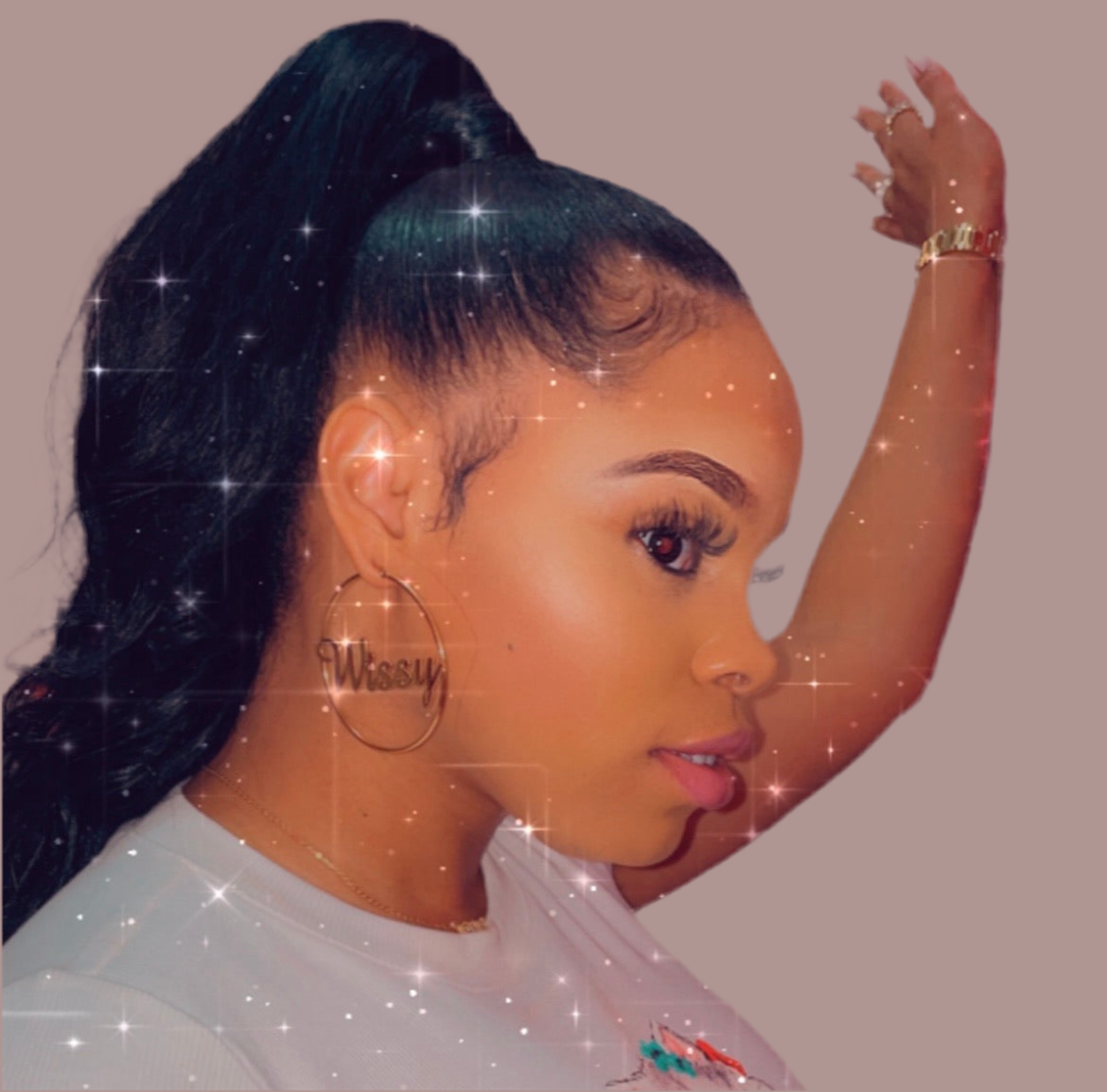 Customized Nameplate Hoop Earrings