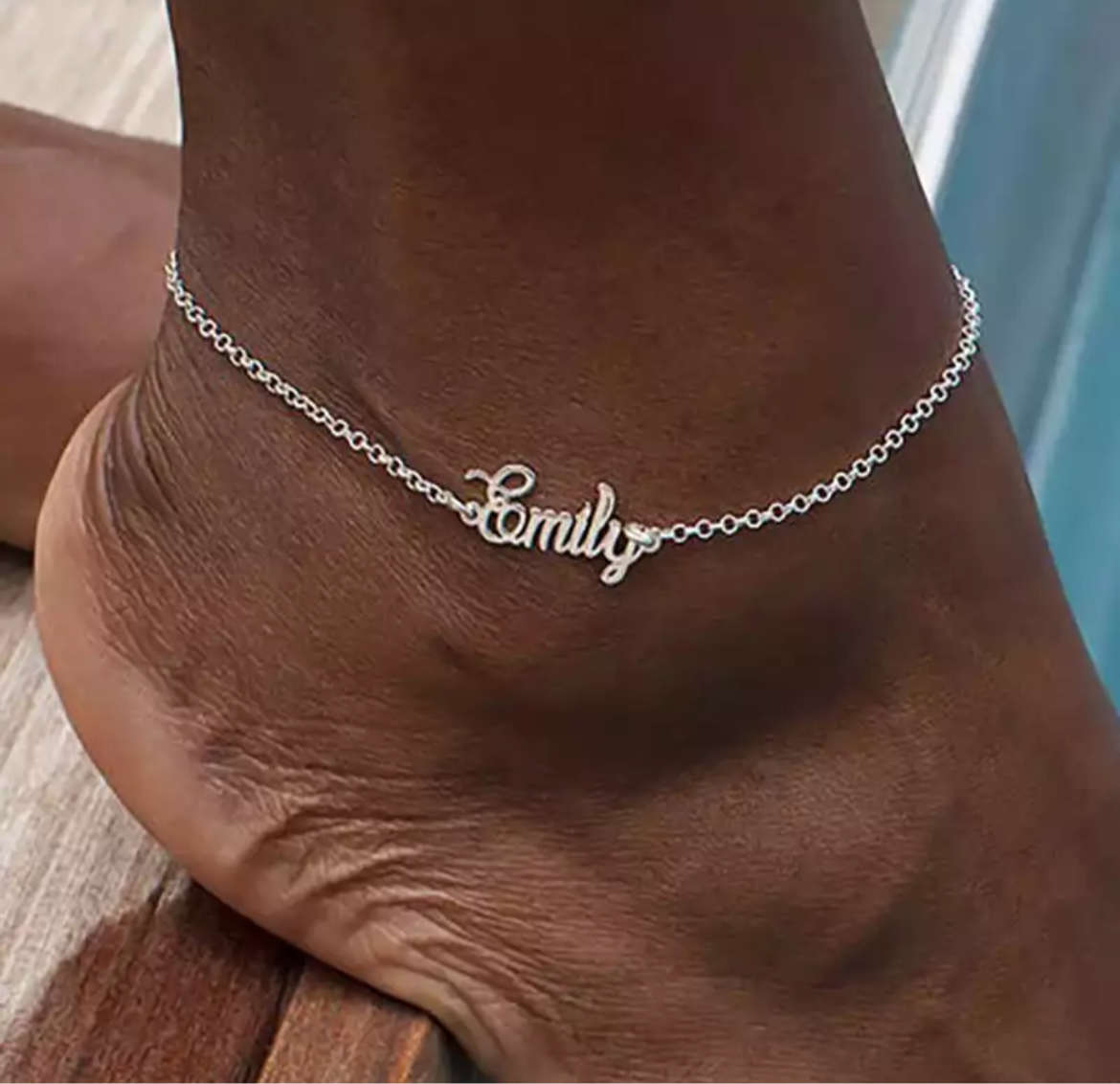 Custom  Name Anklet