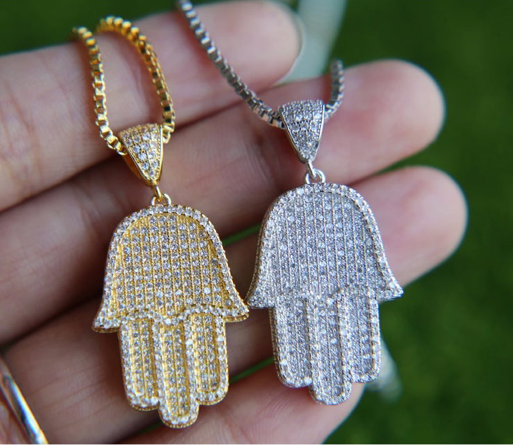 “Hasma Crystal Hand ” Pendant