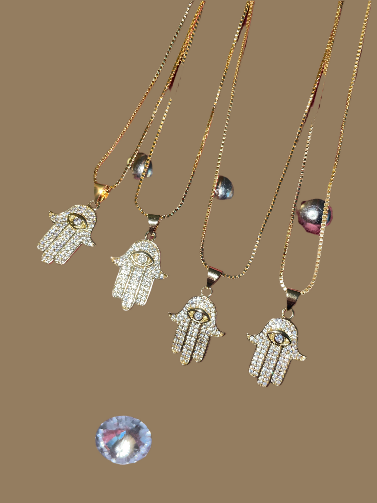 Mini Crystal Hasma Hand