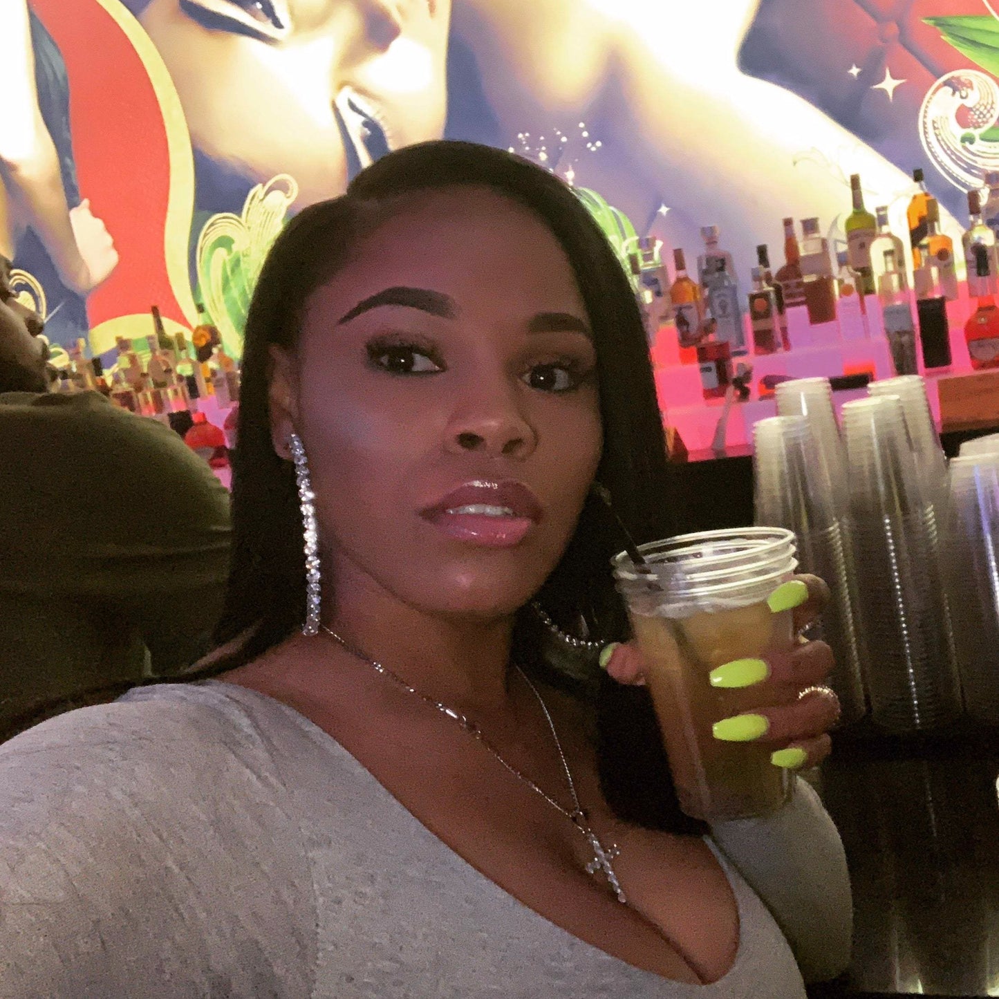 Big Crystal Earrings